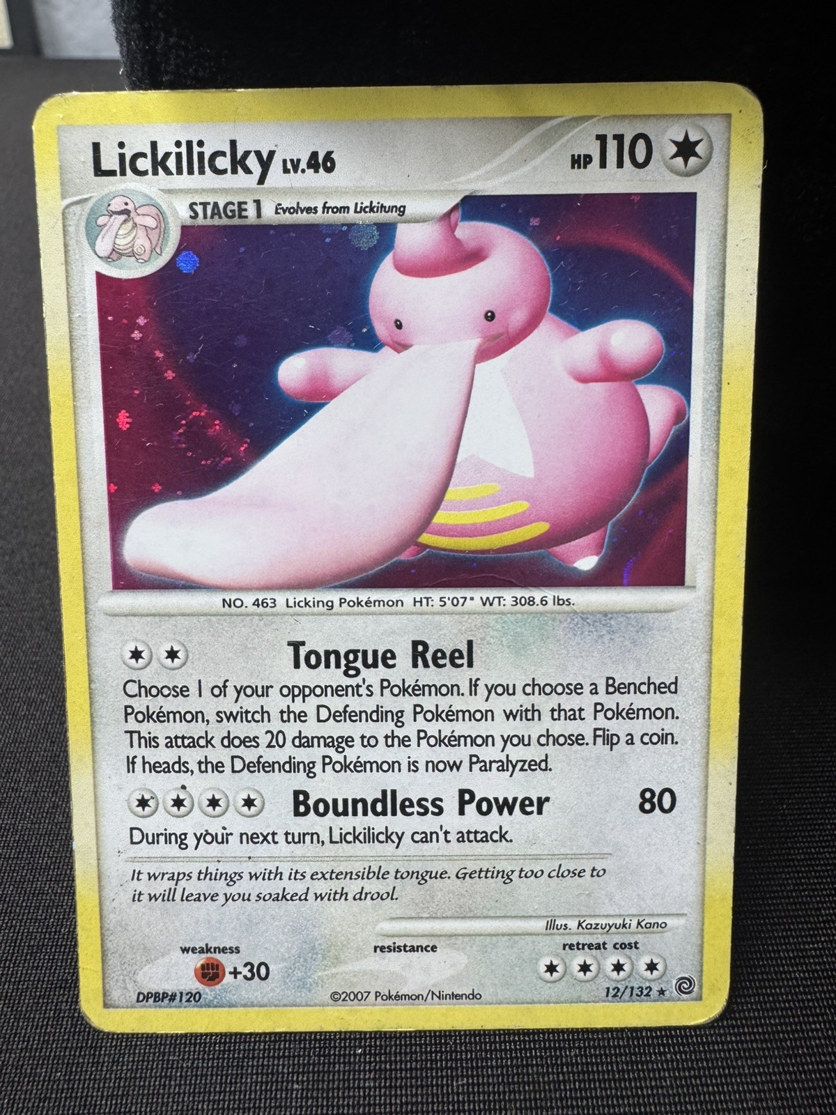 2007 Pokemon LICKILICKY Secret Wonders  12/132, 