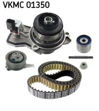 WASSERPUMPE + ZAHNRIEMENSATZ FÜR SEAT IBIZA IV (6J5, 6P1) - SKF VKMC 01350