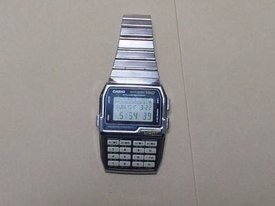 Casio Data Bank DBC-1500 Digital Watch Quartz 1984 Vintage Good