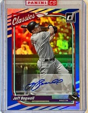 Jeff Bagwell 2023 Panini Donruss Classics Blue Auto #CA-TW 34/99