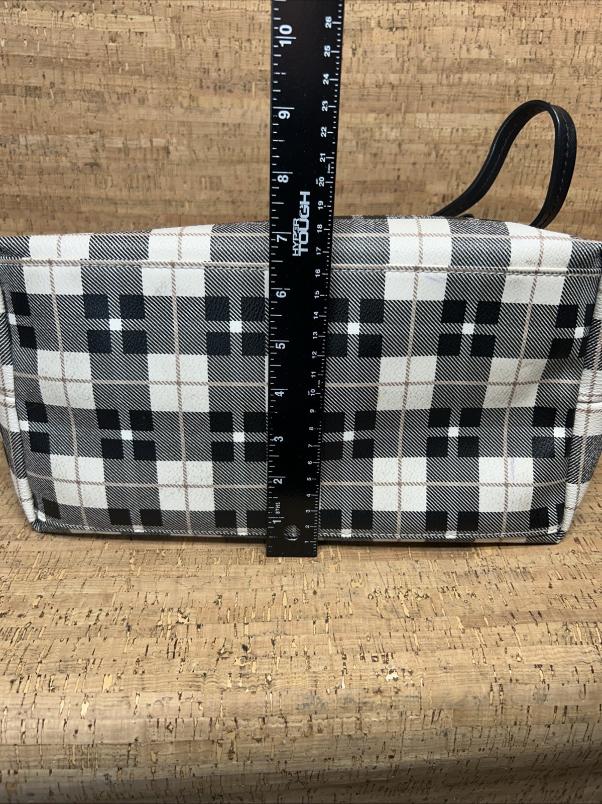 KATE SPADE Hawthorne Lane Plaid Ryan Tote Light Shale Coated Canvas thumbnail 6
