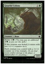 Gnarlid Colony 224 Common Foundations Magic: The Gathering Near Mint