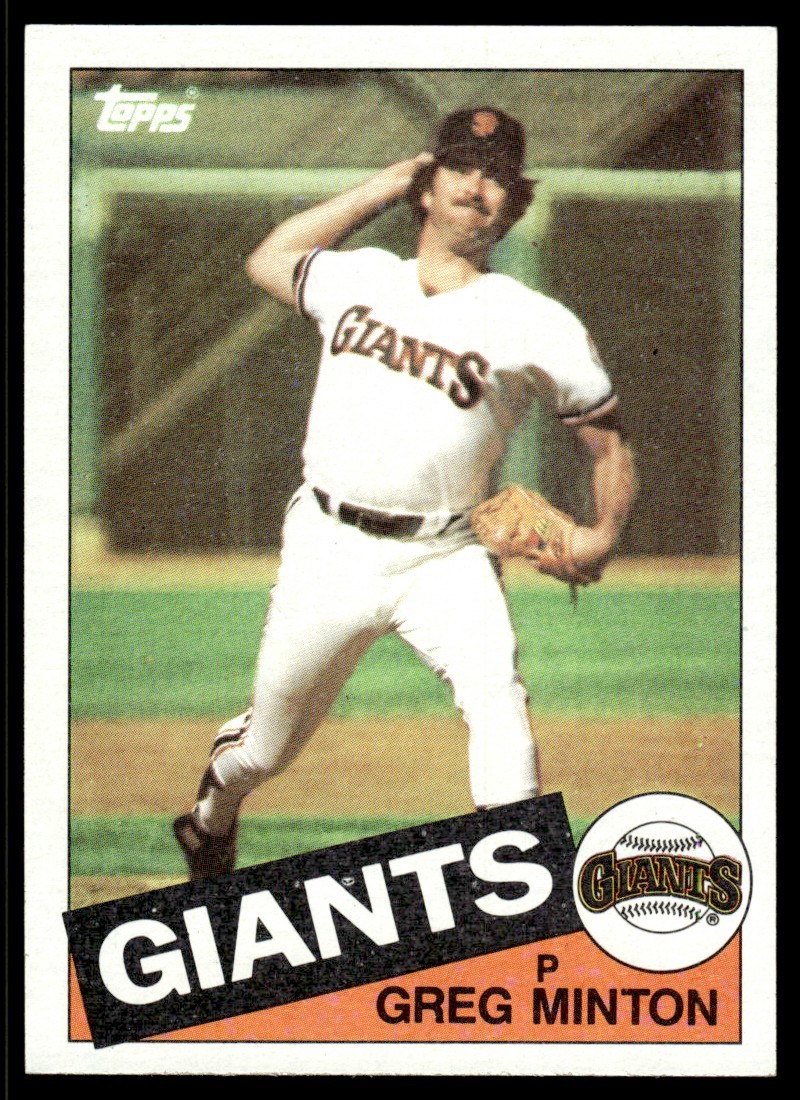 1985 Topps Greg Minton San Francisco Giants #45 21749