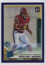 2019 Panini Donruss Optic Rated Rookie Purple Prizm /35 Bryce Love Auto 0x1n