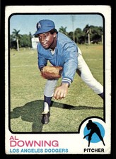 1973 Topps #324 Al Downing - Los Angeles Dodgers (Low Grade)
