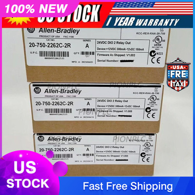 New Factory Sealed AB 20-750-2262C-2R /A 750 24V DC IO Option Module US Free Tax