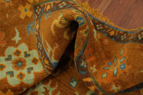 Rust/ Orange Oushak Living Room Area Rug Wool Hand-knotted Oriental Carpet 5x8 - Picture 14 of 15