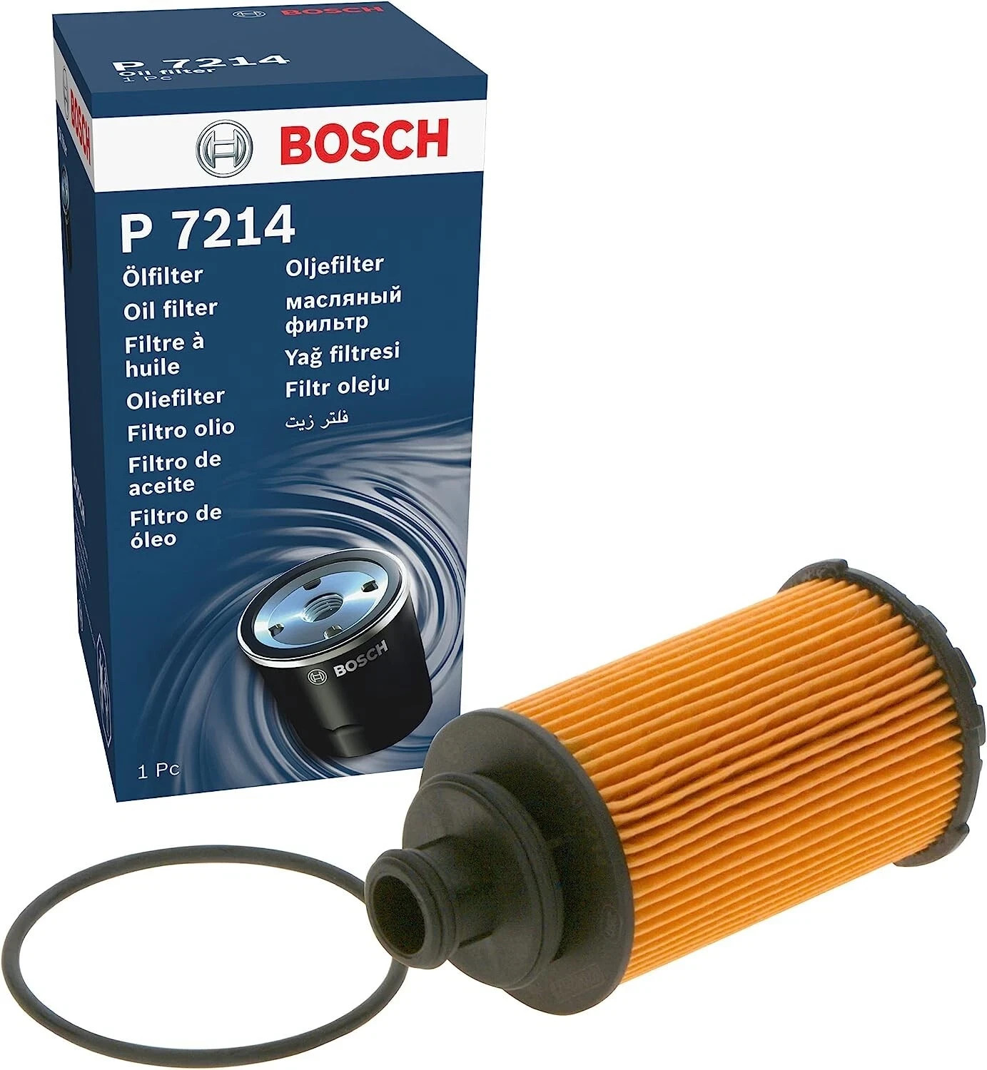 Bosch Oil Filter Insert For Vauxhall Insignia Zafira Antara 2.0 CDTi F026407214