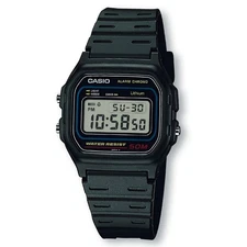 CASIO W59-1V Unisex Chrono Digital Black Watch