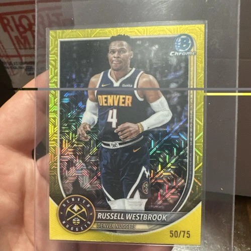 *Color Match* Topps 2025-26 Bowman Chrome Russell Westbrook Nuggets 50/75