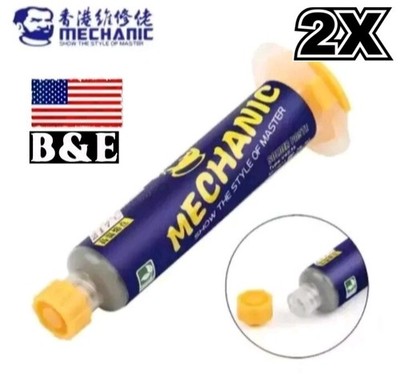 2PCS Mechanic V4S35, High Temp Solder Paste, Pcb, Weight 42g 217°C