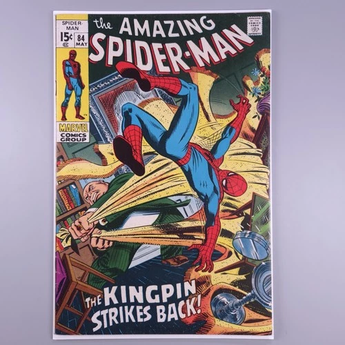 Amazing Spider-Man 84 VF+ 1970 Marvel Kingpin High Grade Stan Lee Romita Silver