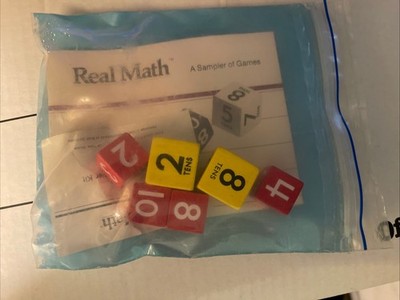 Vintage Real Math Cube Game Sampler Kit Based on Sound Theory & Principles