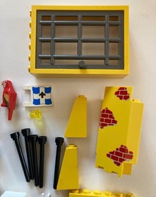 (2) Lego Pirates: 6259 BROADSIDE BRIG & 6257 CASTAWAY'S RAFT- both 100% Complete