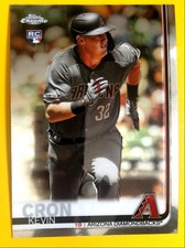 2019 Topps Chrome #43 Kevin Cron - Arizona Diamondbacks - Rookie