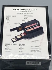 Victoria Jackson Cosmetic Survival Kit III Compact Eye Shadow Liner Lip Pencil