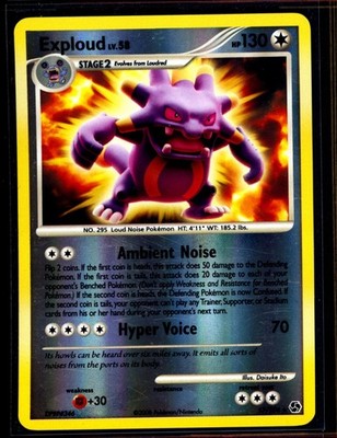 exploud pokemon card - (82/124) - XY Fates Collide Stage 2 Exploud - AllInTheCards