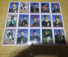 Oakland Athletics Team Sets All Brands 1986-2008