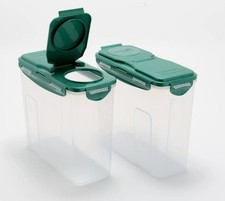LocknLock Set of (2) 14-Cup Cereal Containers...