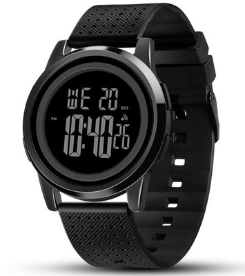 YUINK Mens Watch UltraThin Digital Sports Watch Waterproof Stainless Steel Fa...