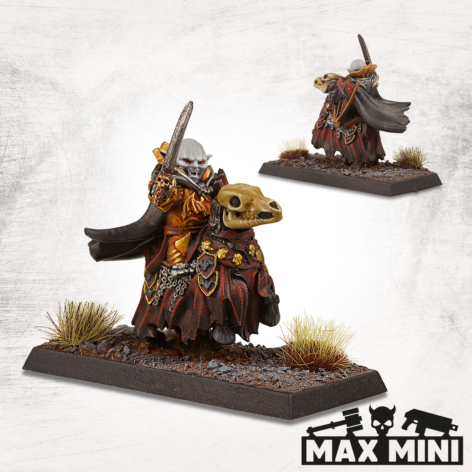 MaxMini BNIB Halfling Vampire Mounted Lord