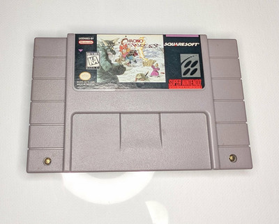 Chrono Trigger Nintendo SNES  RPG Game Cartridge w/ Manual /Posters (ORIGINAL)