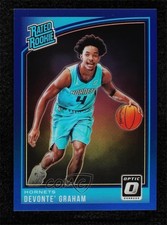 2018 Panini Donruss Optic Rated Rookie Blue Prizm 13/49 Devonte' Graham #189 7zf