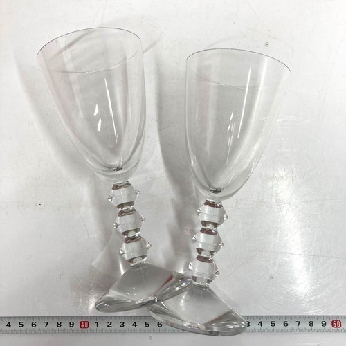 Baccarat Vega Fortissimo Crystal Wine Glass clear 2set With box - Picture 4 of 12