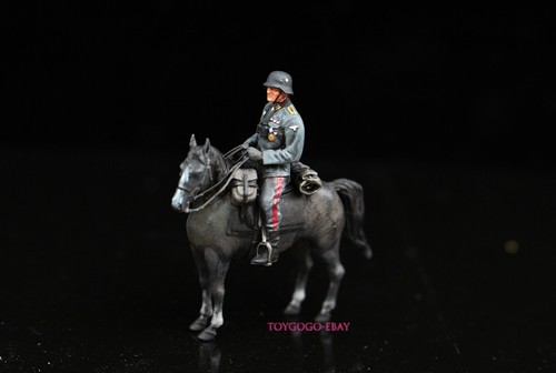 Diorama WW2 1/72 TANK 1:72 figure German officers with military horses Soldiers - Picture 8 of 12