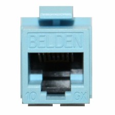 Belden AX102288 Cat6 10GX Keyconnect Jack Light Blue