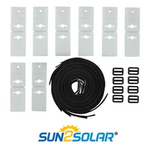 Sun2Solar Universal Solar Reel Strap Kit for Swimming Pool Cover Reels