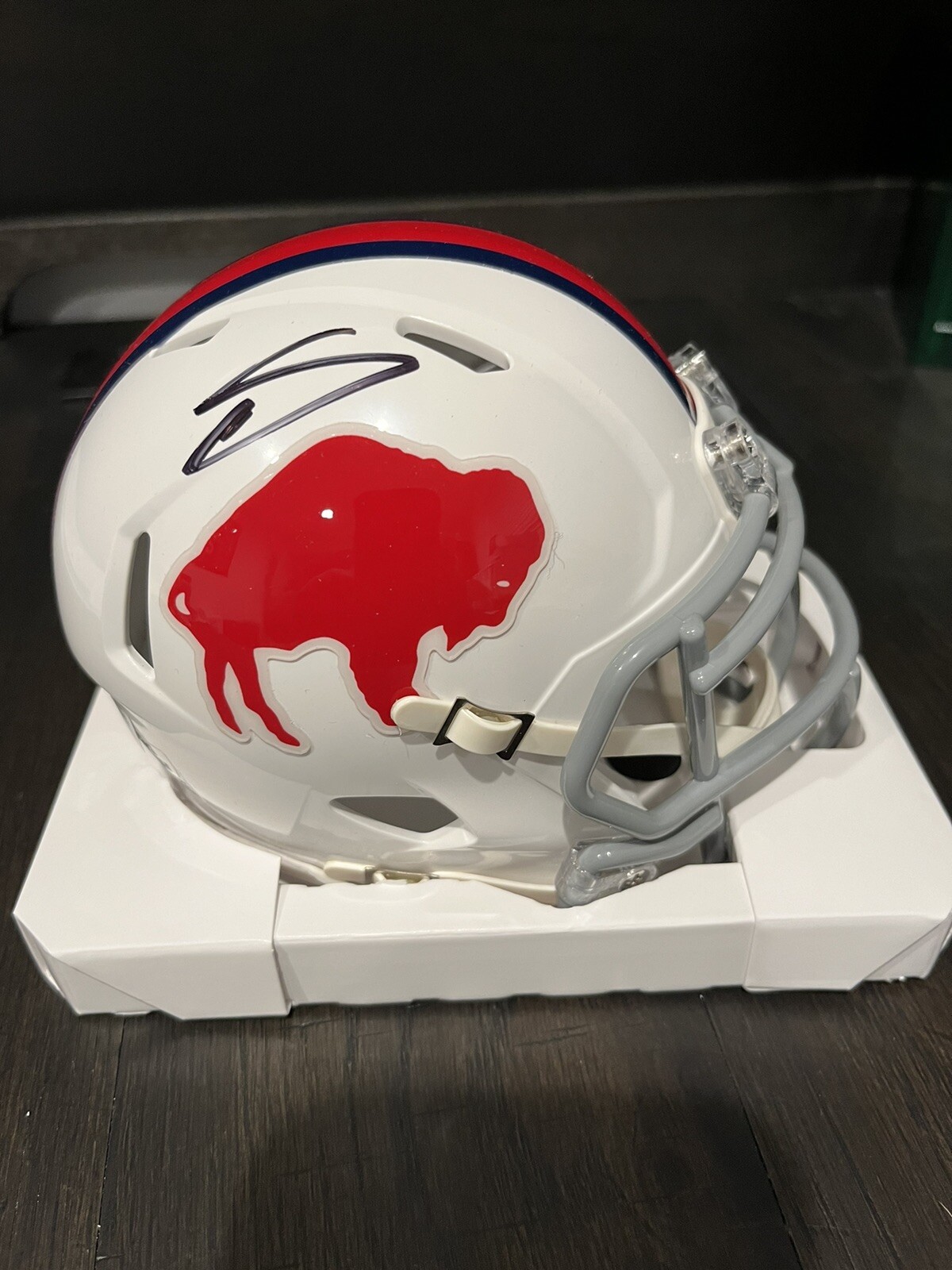 Stefon Diggs Autographed Signed Buffalo Bills THROWBACK SPEED MINI HELMET BECKETT COA 