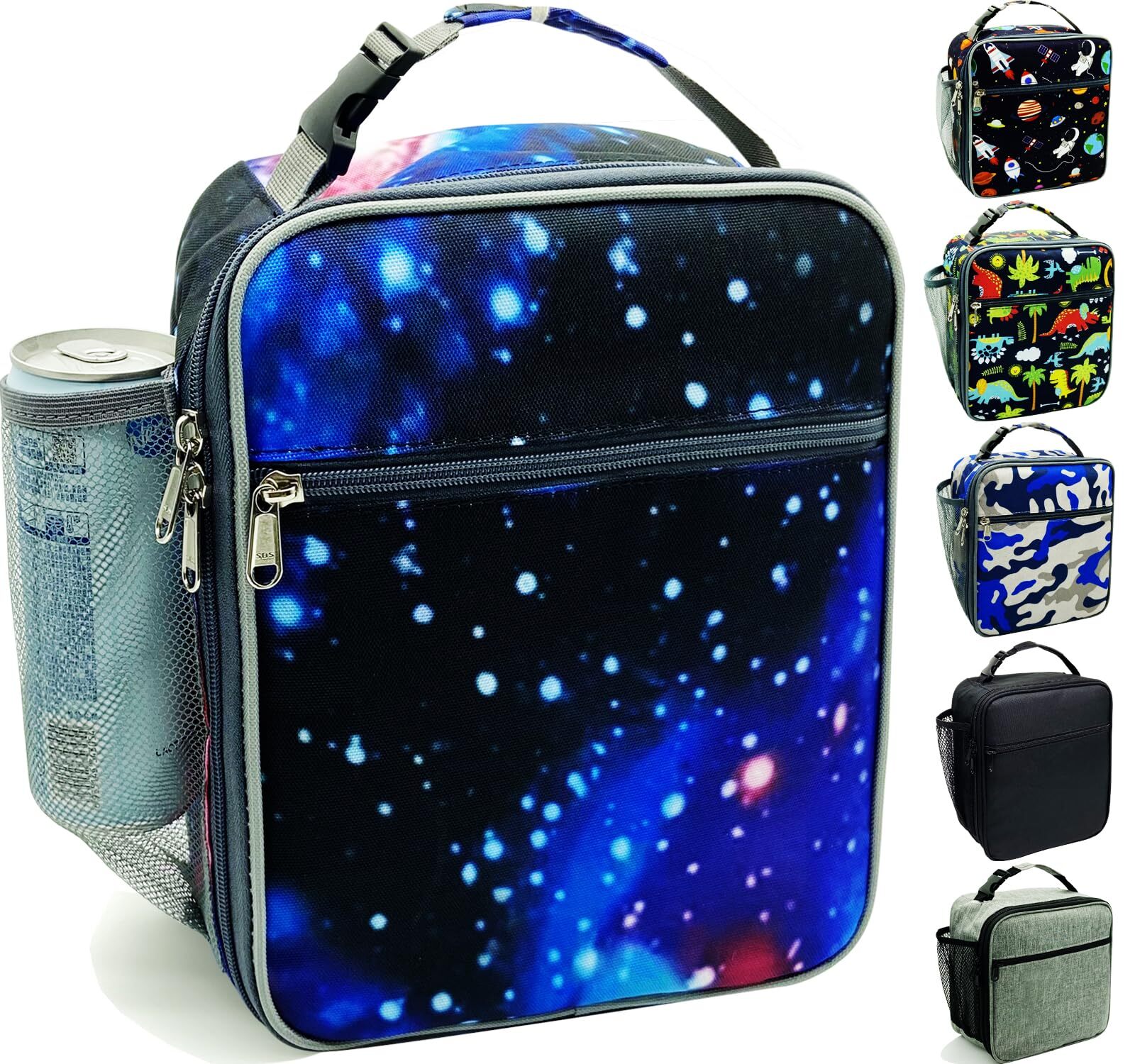 Kids Lunch BoxInsulated Lunch Box for Boys and GirlsSturdy Soft Bag & Freezab...