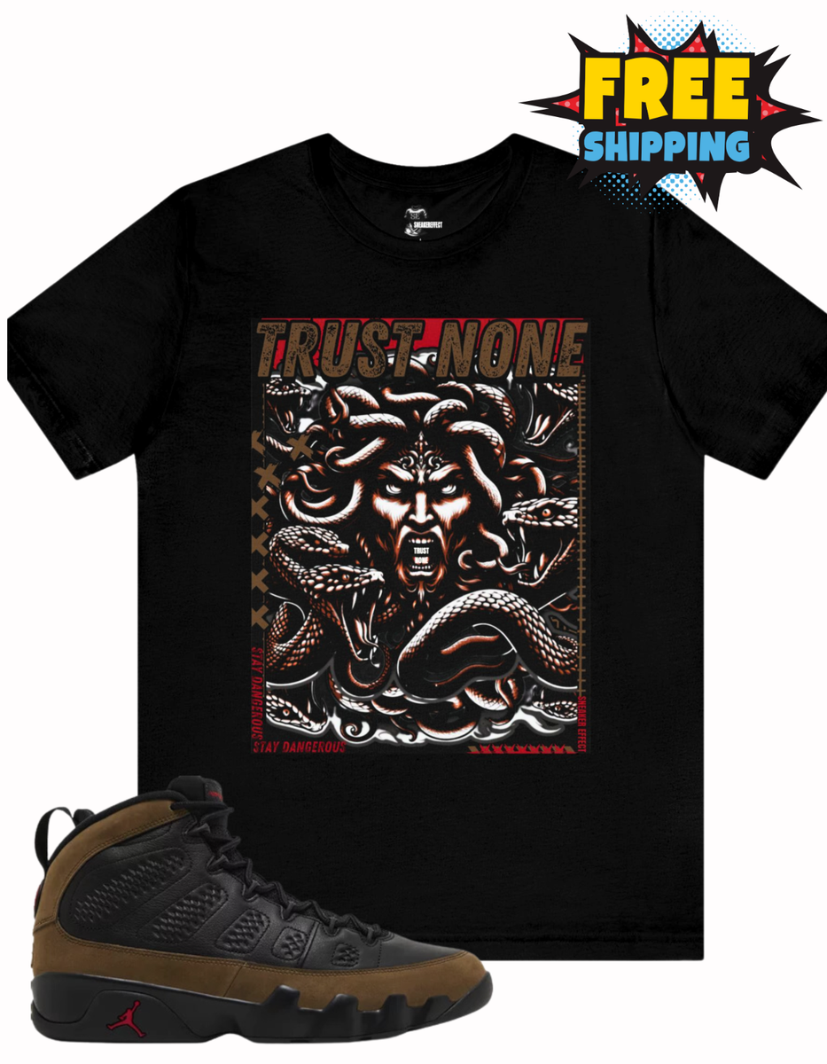 SNEAKER EFFECT T SHIRT to match Jordan Retro Olive