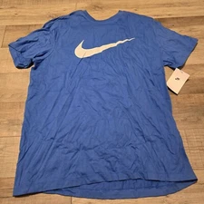 NWT Nike Men's T-Shirt Athletic Logo Swoosh Printed Active Short Sleeve Tee