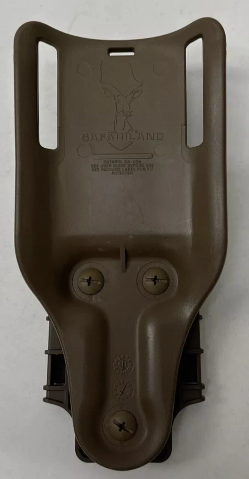 Safariland 6075UBL MS22 Low-Ride UBL Belt Adapter w/ QLS-22 Quick Detach Coyote - Image 3 of 3