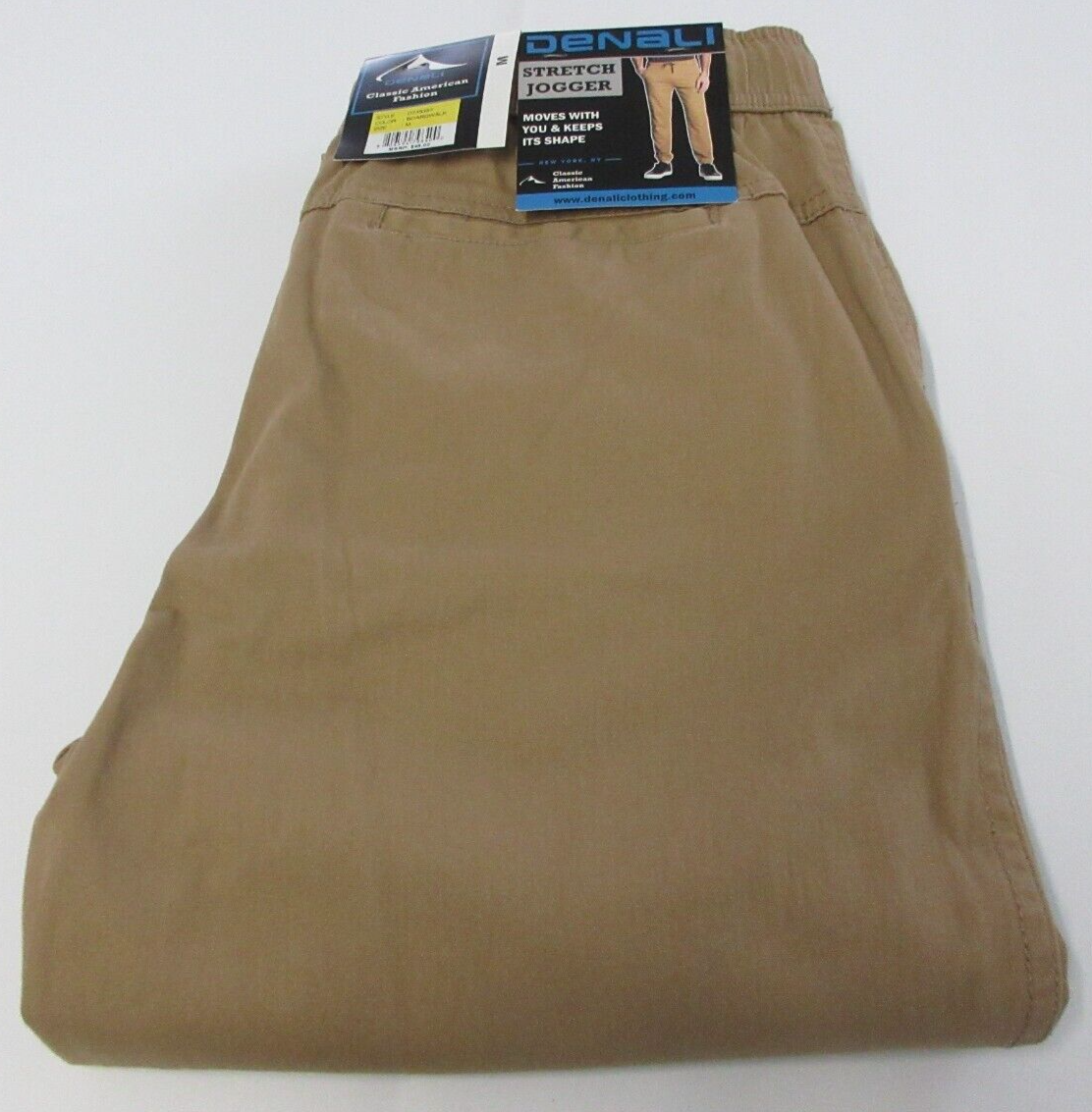 Denali Men's Classic American Fashion Khaki Boardwalk Stretch Jogger