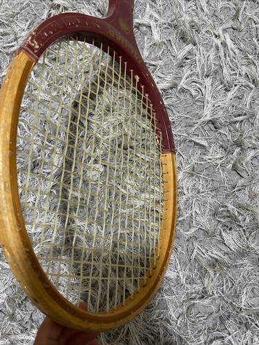 Jaguar Esprit 92700 M4 Retro Vintage Rare Solid Wooden Racket - Picture 12 of 12