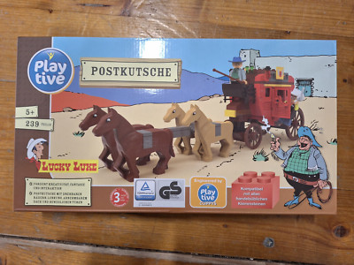 Playtive Lucky Luke Set Postkutsche OVP Neu 239 Teile Lucky Luke Kutsche