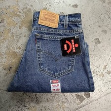 NWT Vintage 90s Levi’s 550 Blue Loose Denim Jeans 34x30 Made In USA NEW