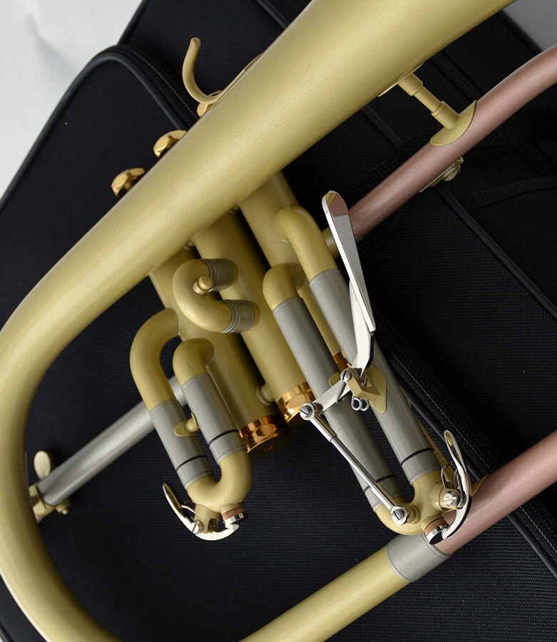 Profi NEUES Bb Flügelhorn seidenmatt von WEIBSTER Musikqualität FLÜGEL - Bild 4 von 4