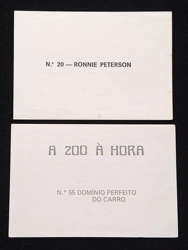 RONNIE PETERSON ~ LOTUS 72 ✱ Formula 1 Top Pilot ~ 2 Rare Stickers Portugal 1975 - Picture 6 of 7