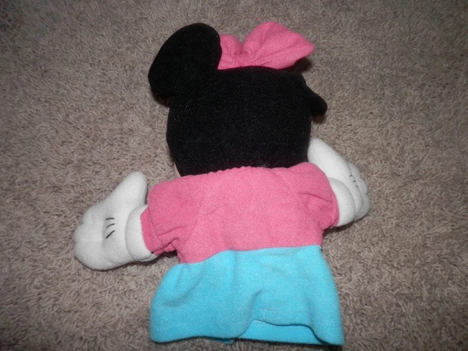 Peluche marioneta de mano Disney Minnie Mouse 11" Foto 2 de 3