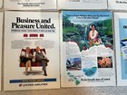 United Airlines Print Ads Lot of 15 - 1970's 1980's  10 x 7 -  Travel - Friendly — photo 9