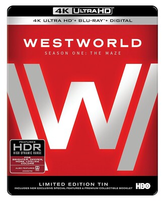 Westworld Season 1 The Maze 4K Ultra HD + Blu-ray Limited Edition UHD Steelbook