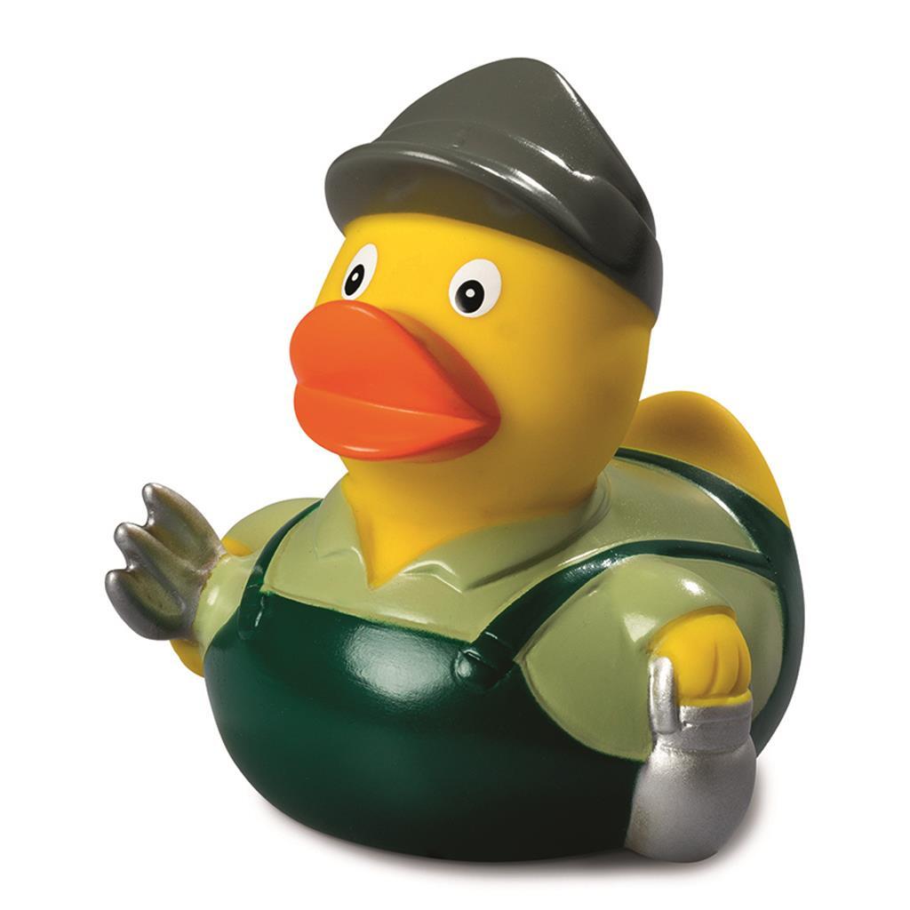 Bauer - Landwirt - Berufsente - Quietscheente - Badeente - ca. 8 cm gross