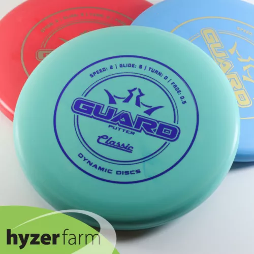 Dynamic CLASSIC GUARD *pick your weight & color* Hyzer Farm disc golf putter