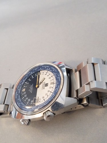 Tissot Automatic Navigator Seastar T-12 24HR Dial World time Cal 798 - Picture 10 of 21