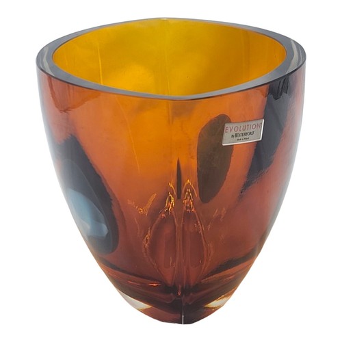 Evolution By Waterford ECLIPSE Vase Bowl Fine Art Glass - Picture 2 of 9