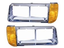 Head Lamp Bezel with Signal Lamp fits Freightliner FLD 112 120 Pair FL2510103